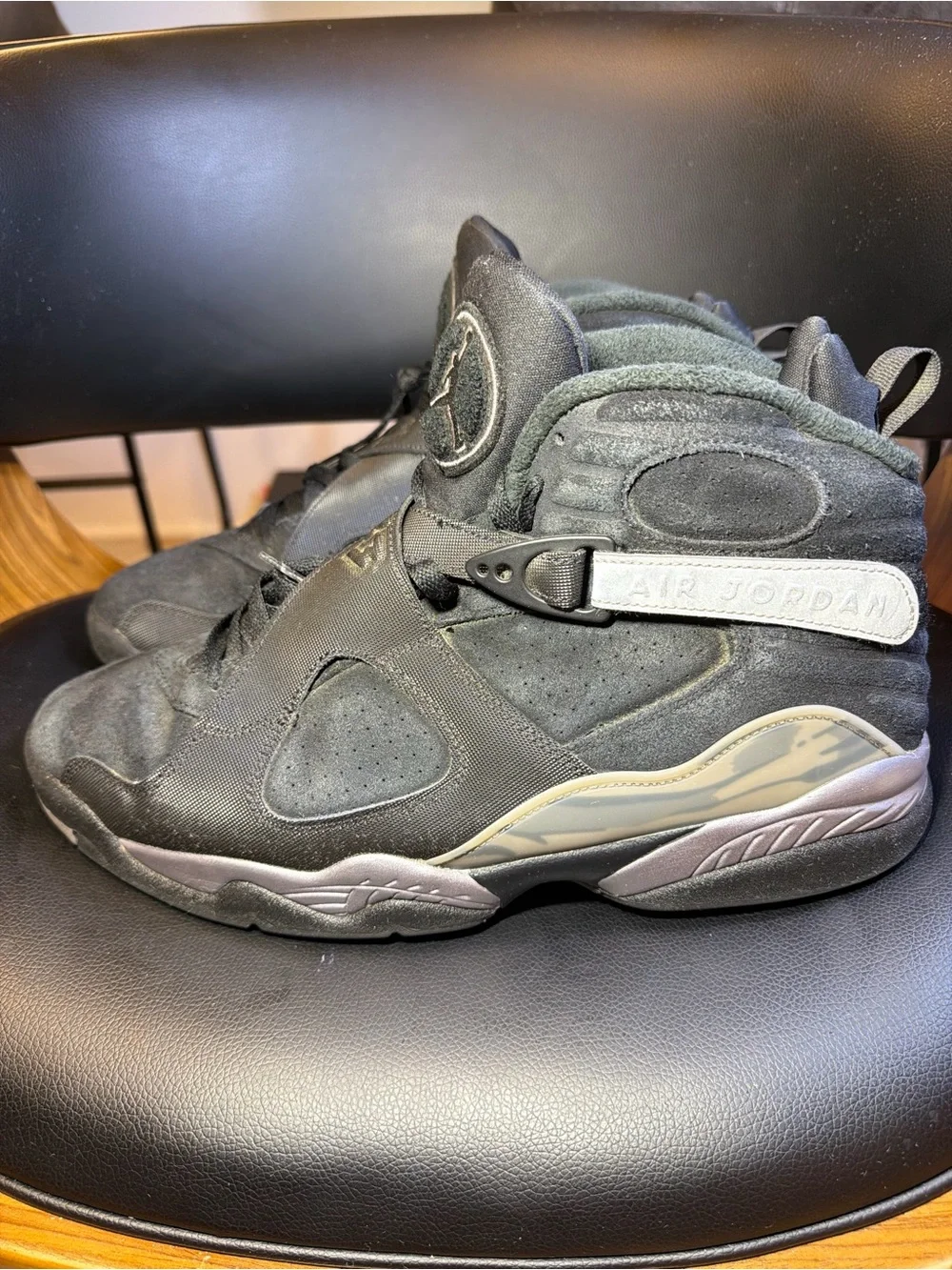 Air Jordan 8 Retro Winterized Gunsmoke FD1334-001 Mns Sz 13 No Box Great Cond